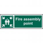 Fire Assembly Point- 1.2 mm Recyclable Pp (600 X 200 Mm) 421309