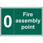 Fire Assembly Point 0 - 1.2 mm Recyclable Pp (300 X 200 Mm) 421311