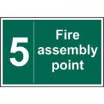 Fire Assembly Point 5 - Sav (300 X 200 Mm) 421333