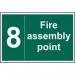 Fire Assembly Point 8 - Sav (300 X 200 Mm) 421345