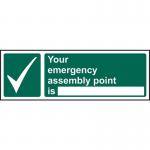 Your Emergency Assemblypoint Is - Sav (300 X 100 Mm) 421352