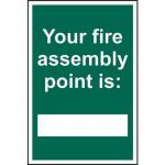 Your Fire Assemblypoint Is: - Sapp (200 X 300 Mm) 421355