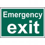 Emergency Exit (textonly) - Sapp (300 X 200 Mm) 421368
