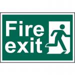Fire Exit Man Runningright - Sapp (300 X 200 Mm) 421377