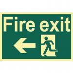 Fire Exit Running Manarrow Left- Phs (300 X 200 Mm) 421381