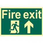 Fire Exit Running Manarrow Up - Phs (300 X 200 Mm) 421385