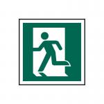 Running Man Symbol(left) - 1.2 mm Recyclable Pp (200 X 200 Mm) 421411