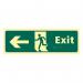 Exit Man Running Arrowleft - Taktyleph (450 X 150 Mm) 421438