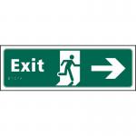 Exit Man Running Arrowright - Taktyle (450 X 150 Mm) 421439