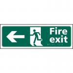 Fire Exit Man Runningarrow Left - Taktyle (450 X 150 Mm) 421455