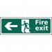 Fire Exit Man Runningarrow Left - Taktyle (450 X 150 Mm) 421455