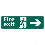 Fire Exit Man Runningarrow Right - Taktyle (450 X 150 Mm) 421457