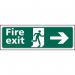 Fire Exit Man Runningarrow Right - Taktyle (450 X 150 Mm) 421457