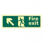 Fire Exit Man Running Arrowupleft - Taktyleph (450 X 150 Mm) 421462