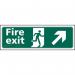 Fire Exit Man Running Arrowupright - Taktyle (450 X 150 Mm) 421463
