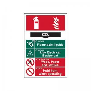 Fire Extinguisher Composite - Co2 - Sapp 200 X 300mm 421508