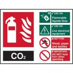 Fire Extinguisher Composite- Co 2 - 1.2 mm Recyclable Pp (200 X 150 Mm) 421509