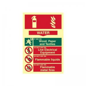 Fire Extinguisher Composite - Water - Phs 200 X 300mm 421530