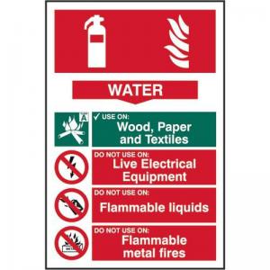 Fire Extinguisher Composite - Water - Sapp 200 X 300mm 421532