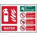 Fire Extinguisher Composite- Water - Sav (200 X 150 Mm) 421534