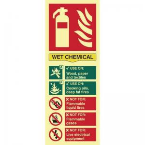 Fire Extinguisher Composite - Wet Chemical - Phs 75 X 200mm 421540