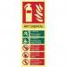 Fire Extinguisher Composite- Wet Chemical - Phs (75 X 200 Mm) 421540