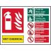Fire Extinguisher Composite- Wet Chemical - Sav (200 X 150 Mm) 421543