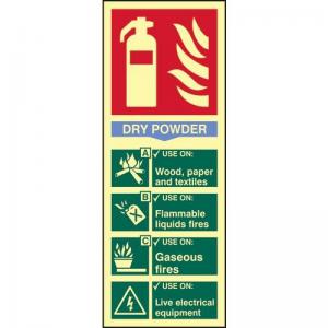 Fire Extinguisher Dry Powder - Photolum. 202 X 82mm 421551
