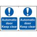 Automatic Door Keepclear - Sapp (300 X 200 Mm) 421569