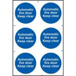 Automatic Fire Door Keepclear - Sapp (100 X 100 Mm) Pakc of 6 421570