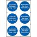 Automatic Fire Door Keepclear - Sapp (100 X 100 Mm) Pakc of 6 421570