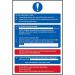 Fire Action Procedure- 1.2 mm Recyclable Pp (200 X 300 Mm) 421577