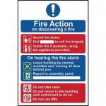 Fire Action Procedure- Sav (200 X 300 Mm) 421585