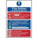 Fire Action Procedure- Sav (200 X 300 Mm) 421585