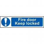 Fire Door Keep Locked- Sapp (200 X 50 Mm) 421587