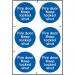 Fire Door Keep Lockedshut - Sapp (100 X 100 Mm) Pack of 6 421588