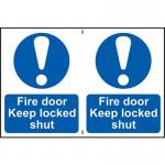 Fire Door Keep Lockedshut - Sapp (150 X 200 Mm) Pack of 2 421589