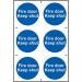 Fire Door Keep Shutsapp (100 X 100 Mm) Pack of 6 421596