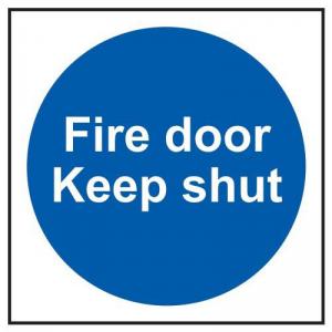 Fire Door Keep Shut Multipack Of 10 - Sapp 100 X 100mm 421607