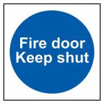 Fire Door Keep Shut (multipackof 10) - Sapp (70 X 70 Mm) 421608