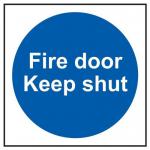 Fire Door Keep Shut (multipackof 20) - Sapp (100 X 100 Mm) 421610