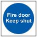 Fire Door Keep Shut (multipackof 20) - Sapp (100 X 100 Mm) 421610