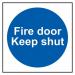 Fire Door Keep Shut (multipackof 20) - Sapp (70 X 70 Mm) 421611