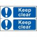 Keep Clear - Sapp (300 X 200 Mm)keep Clear - Sapp (150 X 200 Mm) Pack of 2 421626