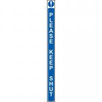 Please Keep Shut -sapp Door Strip (34 X 450 Mm) 421633
