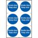 Smoke Door Keepshut - Sapp (100 X 100 Mm) Pack of 6 421637