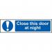 Close This Door Atnight - Sapp (200 X 50 Mm) 421660