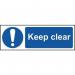 Keep Clear - Sav (600 X 200 Mm) 421673