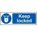 Keep Locked - 1.2 mm Recyclable Pp (300 X 100 Mm) 421678