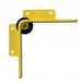 Pallet racking protector with guide roller 421907